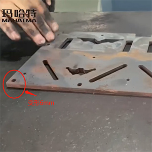 5.5mm激光切割下料碳鋼板變形校平，精度0.1mm-高精密矯平機